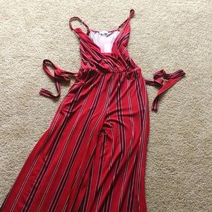 Allison Joy Size M Etta Stripe Jumpsuit